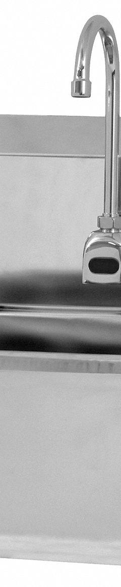 SANI-LAV Hand Sink: 1 Stations, 10 in Bowl Dp, 19 in Bowl Lg, 16 in Bowl Wd, Faucet Included, 18 ga (MPN ESB2-525L). Key specifications — Includes Side Splash: Side Splash Not Included; Series: Stainless Steel Hand Wash Sink; Brand: SANI-LAV; Power Source: Battery Powered.