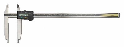 MITUTOYO Nib/Standard Jaw Digital Caliper: 0 in to 20 in /0 mm to 500 mm, IP67, Inch/Metric - Digital Calipers with SPC Output for Harsh Environments
