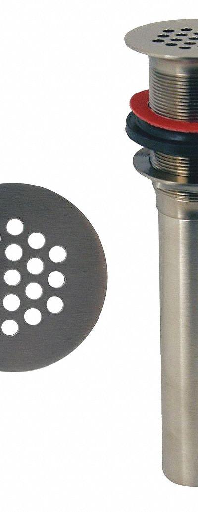 ZURN Sink Drain: Brass - Sink Drains with Flat Strainer