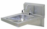 ADVANCE TABCO Hand Sink: 1 Stations, 5 in Bowl Dp, 14 in Bowl Lg, 10 in Bowl Wd, Faucet Included (MPN 7-PS-26). Key specifications — Includes Side Splash: Side Splash Included; Brand: ADVANCE TABCO.