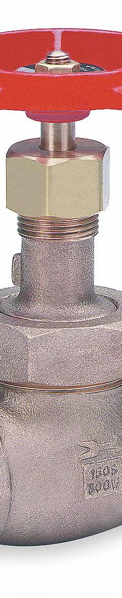 MILWAUKEE VALVE Globe Valve: For Gas/Oil/Steam/Water Media, Bronze, Z-Body, 1 1/2 in Pipe Size, NPT (MPN 590T 1-1/2). Key specifications — Brand: MILWAUKEE VALVE; Stem: Rising.