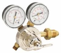 SMITH EQUIPMENT Gas Regulator: Single Stage, CGA 510 Inlet, 9/16"-18 M LH Outlet, 50 psig (MPN 30-50-510). Key specifications — Brand: SMITH EQUIPMENT; Manufacturer Part Number: 30-50-510; Diaphragm Material: Neoprene; Outlet Connection: 9/16"-18 M LH; Inlet Connection: CGA 510.