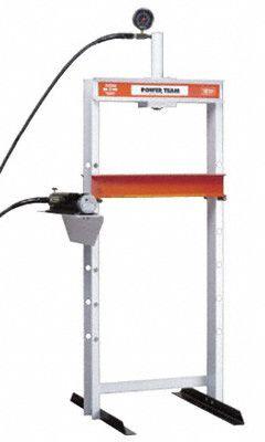 POWER TEAM H Frame Press 10T: Manual, H-Frame, 10 ton (MPN SPM1010). Key specifications — attr1088151: POWER TEAM.