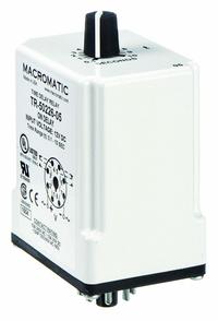 MACROMATIC Single Function Time Delay Relay: Socket Mounted, 240V AC, 10 A, 8 Pins/Terminals (MPN TR-50226-05). Key specifications — Brand: MACROMATIC.