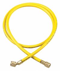 YELLOW JACKET Hose: 5 ft Lg, 0° Angle, Yellow, Rubber, Single Hose (MPN 21060). Key specifications — Brand: YELLOW JACKET.