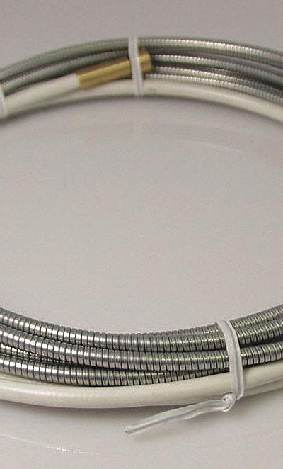 AMERICAN TORCH TIP Liner Assembly: 0.045 in x 15 ft, Steel, 44 - Liners for Tweco MIG Guns