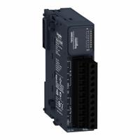 SCHNEIDER ELECTRIC Discrete Input/Output Module: (4) Discrete In, (4) Relay Out (MPN TM3DM8R). Key specifications — Manufacturer Part Number: TM3DM8R; Power Required: 24V DC; Product Type: Discrete Input/Output Module; Series: M241; Number and Type of Outputs: (4) Relay; Mounting Style: Panel; Number and Type of Inputs: (4) Discrete.