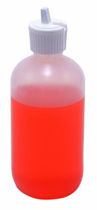 DYNALON Dropper Bottle: LDPE, 250 mL, 8 fl oz, No Label, Closure Material: LDPE Cap, Dropper, LDPE (MPN 605065-0080). Key specifications — Body Color: Colorless; Closure Color: White; Graduated: No; Brand: DYNALON; Closure Included: Yes; Bottle Imprinting: No Label.