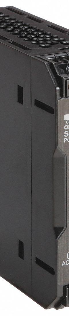 OMRON DC Power Supply: DIN Rail, 30 W Output Power - Rated, 2.5 A Current - Output, Single Phase (MPN S8VK-G03012). Key specifications — attr1044898: Single; attr1044874: Plastic; attr1044879: 100 to 240V AC; attr211400: OMRON.