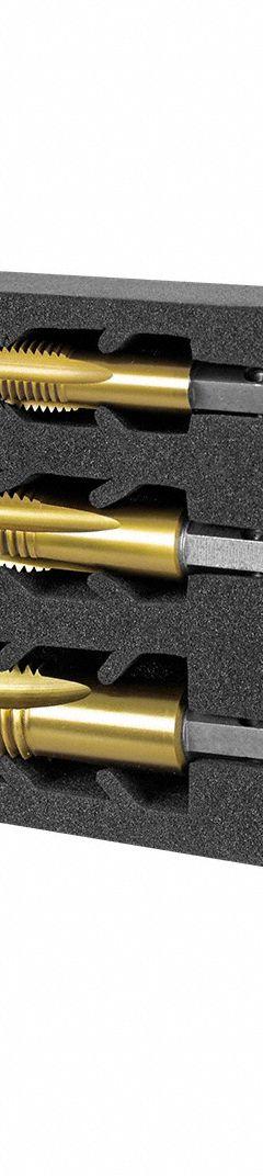 HOLEMAKER TECHNOLOGY Impact Tap Set: 4 Pc, 1/2"-13 UNC/1"-8 UNC/3/4"-10 UNC/5/8"-11 UNC, 6H (MPN 308050-SET2). Key specifications — attr1300563: 1/2 in Impact Tap; attr1300542: HOLEMAKER TECHNOLOGY.