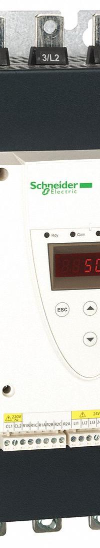 SCHNEIDER Soft Start: 230-600V AC, 170 A Output Current, With Bypass, IP00, 60/50 Hz, Three Phase (MPN ATS22C17S6). Key specifications — attr1380771: 230V AC; attr1380759: ATS22C17S6.