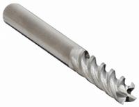 CLEVELAND Square End Mill: Carbide, 4 Flute, 1/8" Mill Dia, 3/8" LOC, 1-1/2" OAL (MPN C60003)