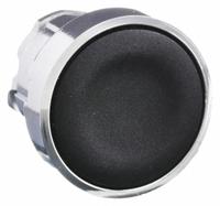 SCHNEIDER Flush Push Button: Black, 22 mm Mounting Size, Metallic, Maintained (MPN ZB4BH02). Key specifications — Brand: SCHNEIDER; Action: Maintained; Series: XB4; Push Button Material Type: Metallic.