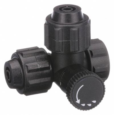 PULSAFEEDER Valve: Valve, Bleeder, Polypropylene Body, 3/8 in Tube Inlet - Bleed Valve Assemblies