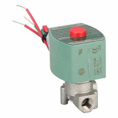REDHAT Solenoid Valve: 2-Way, Normally Closed, 1/4 in Pipe Size, 110V AC/120V AC - 2-Way/2-Position, Normally Closed Solenoid Valves