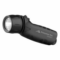 PRINCETON TEC Safety-Rated Flashlight: 150 lm, 10 hr Run Time at Max Brightness, 130 m Max Beam (MPN LG2-BK). Key specifications — Brand: PRINCETON TEC; Battery Requirements - Broad: Includes 3 AA.