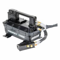 ENERPAC Air Hydraulic Pump: 5,000 psi Max. Op Pressure, 116 cu in Reservoir Capacity, Pendant (MPN PARG3102NB). Key specifications — attr944931: Hold; attr944932: 3-Way; attr995446: Pendant.