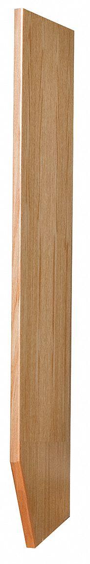 HALLOWELL Locker Finished End Panel: 3/4 in x 24 in x 84 in, For 24 in_30 in Locker Wd, Wood (MPN RLEP2484R). Key specifications — Manufacturer Part Number: RLEP2484R; Brand: HALLOWELL; Finish: Lacquer; Material: Wood; Product Type: End Panel; Panel Construction: Solid; Panel Location: End; Color: Red Oak.