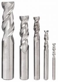 APPROVED VENDOR End Mill Set: Corner-Radius, 5 Pc, Carbide, 2 Flute, 1/8" to 1/2" Mill Dia (MPN 282-888881)