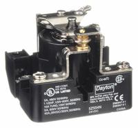 DAYTON Open Power Relay: Surface Mounted, 24V DC, SPDT, 5 Pins/Terminals (MPN 5Z554). Key specifications — Brand: DAYTON; Mounting Style: Surface; Electrical Connection: Screw Clamp; Manufacturer Part Number: 5Z554; Series: Dayton Power Series.