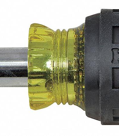 KLEIN TOOLS Multi-Bit Screwdriver: Phillips/Slotted/Square Tip - Combination Multi-Bit Screw & Nut Drivers