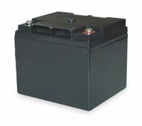APPROVED VENDOR Sealed Lead Acid Battery: 12V DC, 40 Ah Capacity, 6.89 in Ht, 7.72 in Wd, 6.54 in Dp (MPN 2UKJ8). Key specifications — Terminal Connection: 10-32 Threaded Receptacle; Battery Cycle Type: Dual Purpose; Brand: APPROVED VENDOR; Housing Material: Flame Retardant ABS.