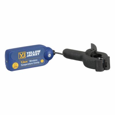 YELLOW JACKET Temperature Clamp: Temp, Temp, -40°F to 176°F, Fits 1 1/4 in Pipe Dia - Wireless Sensors