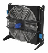 COOL-LINE Forced Air Oil Cooler: 400 hp Heat Removed, 350 gpm Max. Flow, 377 psi Max. Pressure (MPN HR400-0195). Key specifications — attr96059: 3 in SAE 4 Bolt Flange; attr98919: COOL-LINE.