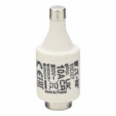 BUSSMANN IEC Fuse: Time Delay, 10 A, 500 V AC, DII Class D Fuse Size (MPN 10D27). Key specifications — attr1226993: DII; attr1287208: D27; attr211183: BUSSMANN.