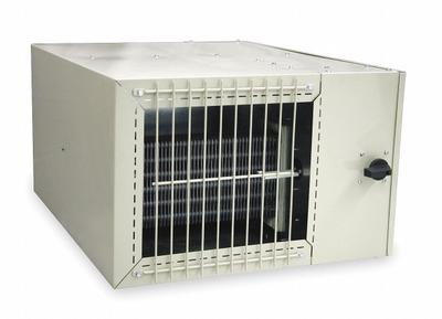Dayton Electric Plenum Heater: 3kW, 208V AC, 350/400 CFM, 12-1/2 in x 24 in x 19-1/2 in - General Purpose Electric Plenum Heaters