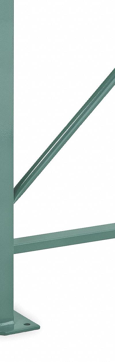 STEEL KING Seismic Upright Frame: Teardrop - Steel King Impact-Resistant Teardrop Pallet Rack Uprights