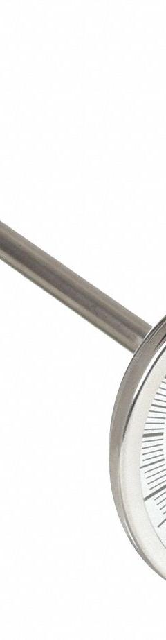 VEE GEE Compost Dial Thermometer: 0°F to 200°F, +/- 2°F, 36 in Stem Lg, Fahrenheit (MPN 82200-36). Key specifications — Accuracy: +/- 2°F; Thread Type: NPT; Housing Material: Aluminum; Brand: VEE GEE; Temperature Units: Fahrenheit.
