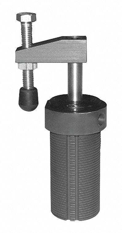 DE-STA-CO Pneumatic Swing and Toggle Clamp: 55 lbf Capacity, LH Swing - Threaded-Body Air-Powered Swing Clamps