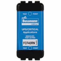 BUSSMANN Fuse: Class CF, FCF Series, Fast-Acting, 40 A, 600 V AC, 600 V DC, Non-Indicating (MPN FCF40RN). Key specifications — Brand: BUSSMANN; Series: FCF.