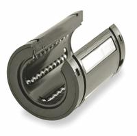 DAYTON Linear Ball Bearing: 1 in Inside Dia, 850 lbf Dynamic Load Capacity, Two Integral Wipers (MPN 2CNL2). Key specifications — Material: Stainless Steel/Polymer Cage; Included Wiper Seals: Two Integral Wipers.