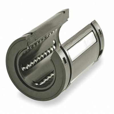 Dayton Linear Ball Bearing: 1 in Inside Dia, 850 lbf Dynamic Load Capacity - Open Linear Ball Bearings for Heavy-Load Applications