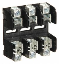MERSEN Fuse Block: Open Block Design, 3 Pole, 250 V AC, Box Lug, Non-Indicating (MPN 20358R). Key specifications — Brand: MERSEN.