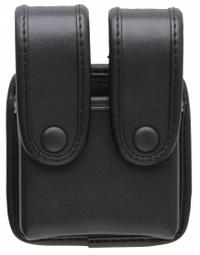 UNCLE MIKE'S Magazine Pouch: Black, Nylon, Plain, 2 in x 5 22/25 in, For 2 1/4 in Belt Wd (MPN 74361). Key specifications — attr188437: Black; attr188438: Nylon.