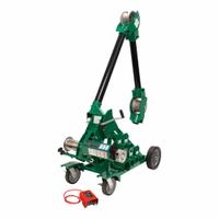GREENLEE Wire Pulling Machine: Wheeled, 10,000 lbf Max Force, 6,500 lbf Max. Continuous, 120V AC (MPN GX10-MVBA). Key specifications — attr534121: Wheeled; attr534134: 120V AC; attr531753: GREENLEE.