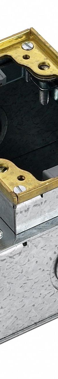 HUBBELL WIRING DEVICE-KELLEMS Floor Box: Rectangular, (4) 3/4 in to 1 1/4 in For Conduit Sizes (MPN FB2431). Key specifications — For Conduit Sizes: (4) 3/4 in to 1-1/4 in; Brand: HUBBELL WIRING DEVICE-KELLEMS; Includes Cover: Cover Included.