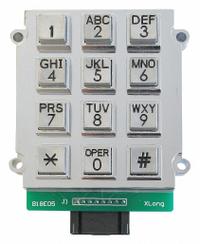 HUBBELL GAI-TRONICS Keypad: Stainless Steel, Keypads, 246/256/276/394AL/398, Silver, Keypad (MPN 51035-005A). Key specifications — Compatible with Series: 394AL; Manufacturer Part Number: 51035-005A; Product Type: Keypad; For Use With: Industrial Telephones; Brand: HUBBELL GAI-TRONICS; Color: Silver; Material: Stainless Steel; Phone Accessory Type_Broad: Keypads.