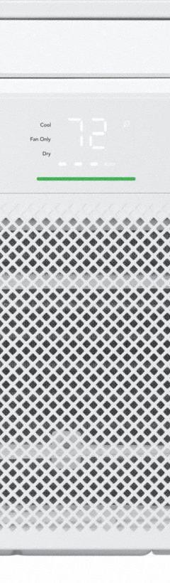 FRIGIDAIRE Window Air Conditioner: 350 sq ft, 8,000 BtuH, 115V AC, 5-15P, 13 in x 19 3/16 in x 23 in (MPN GHWW085TE1). Key specifications — Brand: FRIGIDAIRE; Combined Energy Efficiency Ratio (CEER) Rating: 15.0; Voltage: 115V AC; NEMA Plug Configuration: 5-15P; Special Features_Broad: Remote Control.