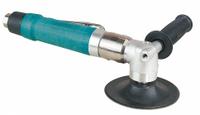 DYNABRADE Air Disc Sander: 4 1/2 in Pad, Threaded Shank, Heavy Duty, 1 hp, 41 cfm, Right Angle Grip (MPN 52561). Key specifications — attr1320237: DYNABRADE; attr1320246: Rear.