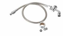 COMPONENT HARDWARE Button Valve: Brass/Stainless Steel, Chrome, 44 in Overall Lg, Adapters/Flange (MPN KL50-Y400-44K). Key specifications — Brand: COMPONENT HARDWARE; Color/Finish: Chrome; Includes: Adapters; Material: Brass.