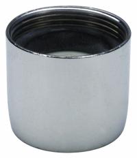 ZURN Aerator: 1.5 gpm Flow Rate, Laminar Flow Outlet, Brass, Chrome Finish, 3/4"-27 Connection Size (MPN G66695). Key specifications — Includes: Aerator; Material: Brass; Product Type: Aerator; Connection Size: 3/4"-27; Brand: ZURN.