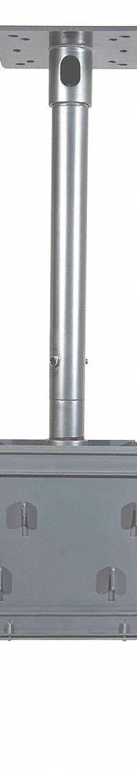 VIDEO MOUNT PRODUCTS Flat Panel Mount: Ceiling, For 37 in to 90 in Screens, Max. 180 lb, Fixed (MPN PDSLC). Key specifications — Manufacturer Part Number: PDSLC; Finish: Powder Coated; Includes Mounting Hardware: Yes; Material: Steel; Mounting Location: Ceiling; Brand: VIDEO MOUNT PRODUCTS; Color: Silver.