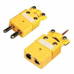 OMEGA Temperature Probe Connectors & Adapters: Plug, For Type J Thermocouple Type, Std Plug, 2 Pins (MPN OSTW-CC-J-M). Key specifications — attr1432251: Clamp Included; attr1432252: Write-On Window Included; attr1432254: Hollow; attr1432255: Round; attr1276097: Plug; attr1276100: Constantan; attr1276082: Standard Plug; attr1276092: OMEGA.