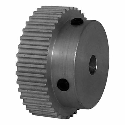 Dayton Timing Pulley: Modified Curvilinear, Fixed, For GT Timing Belt Section - GT Section Fixed-Bore Timing Pulleys with Hub
