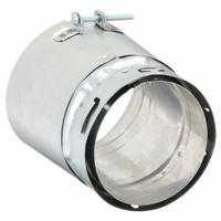 Vent Adapter: 4 in Duct, 6 in Lg, Steel, Category I, Outer Galvanized Steel w/ Inner Aluminum Liner (MPN 4EUA-F). Key specifications — Finish: Galvanized; Brand: AMERI-VENT; Product Type: Universal Adapter; Material: Steel; Connection Type: Snap Lock; Vent Material: Outer Galvanized Steel w/ Inner Aluminum Liner.