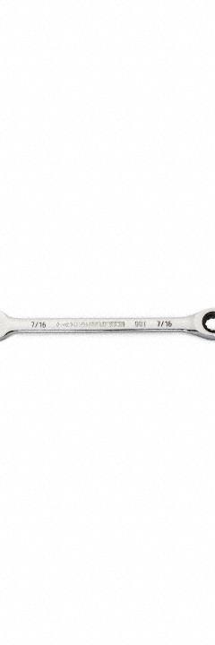 GEARWRENCH Combination Ratcheting Wrench: Alloy Steel, Full Polish Chrome, 7/16 in Head Size, Std (MPN 86944). Key specifications — attr309600: 7/16 in; attr309611: Full Polish Chrome; attr309610: Alloy Steel; attr309604: Yes; attr309612: No; attr309613: No; attr309615: No; attr324932: GEARWRENCH.